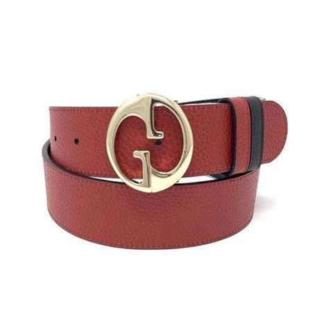 red reversible gucci belt|gucci reversible belt women's.